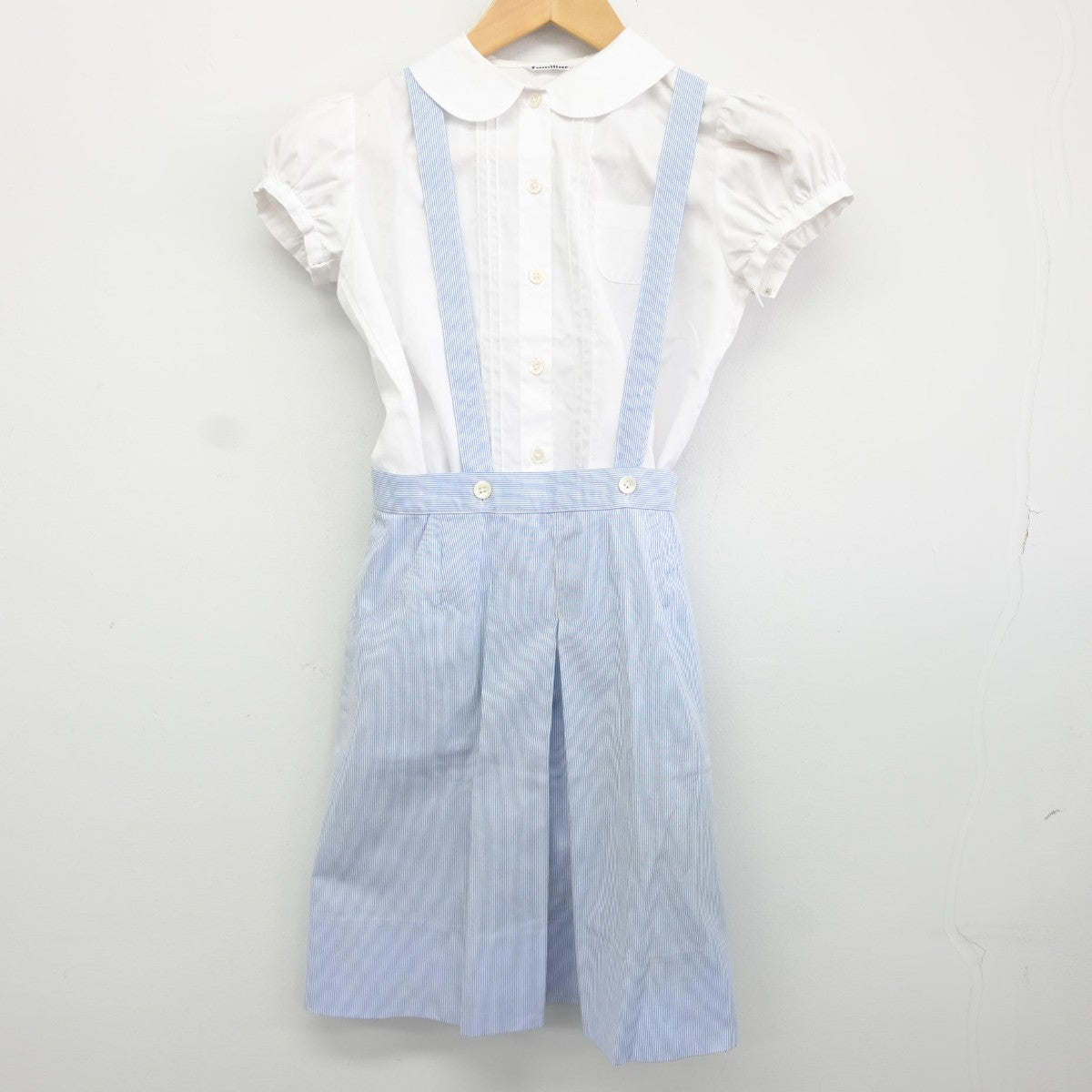 【中古】兵庫県 甲南学園甲南小学校 女子制服 3点（シャツ・スカート）sf034987