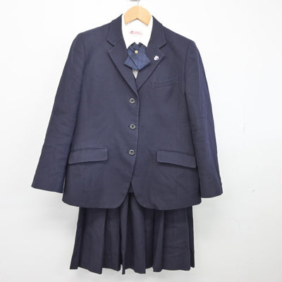 【中古】東京都 東京家政大学付属女子高等学校 女子制服 7点（ブレザー・ベスト・シャツ・スカート）sf034997