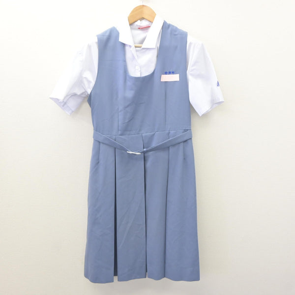 【中古】福岡県 仲津中学校 女子制服 3点（シャツ・ジャンパースカート）sf035002 | 中古制服通販パレイド