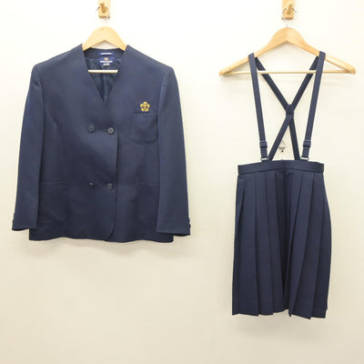 【中古】福岡県 仲津小学校 女子制服 2点（ブレザー・スカート）sf035006