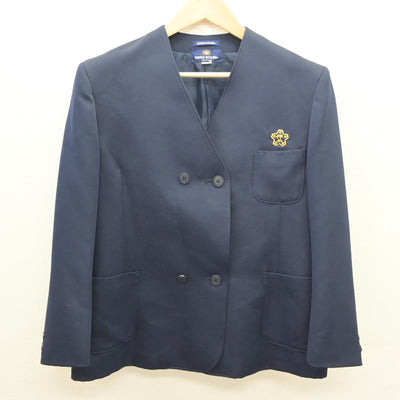 【中古】福岡県 仲津小学校 女子制服 2点（ブレザー・スカート）sf035006