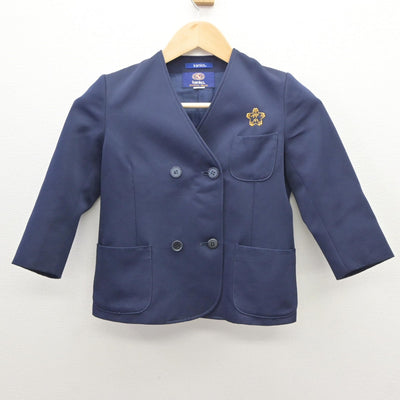 【中古】福岡県 仲津小学校 女子制服 2点（ブレザー・スカート）sf035009