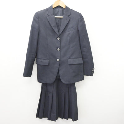 【中古】石川県 金沢北陵高等学校 女子制服 2点（ブレザー・スカート）sf035011