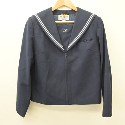 【中古】石川県 森本中学校 女子制服 1点（セーラー服）sf035012