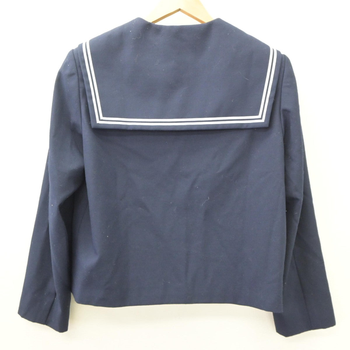 【中古】石川県 森本中学校 女子制服 1点（セーラー服）sf035012