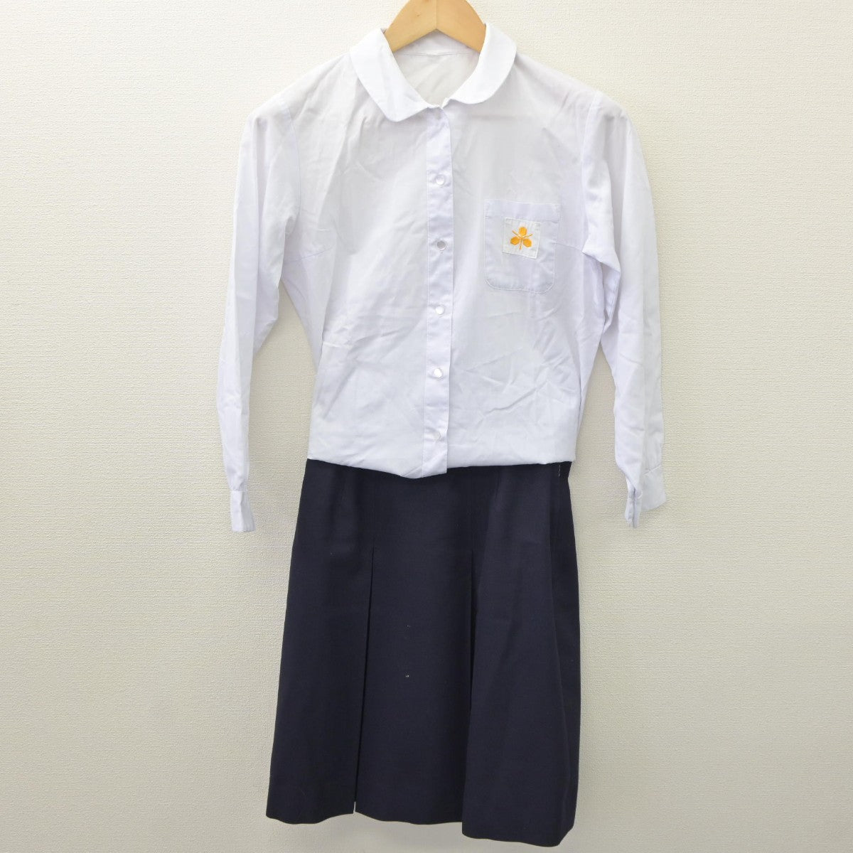 【中古】秋田県 湯沢高等学校 女子制服 3点（ブレザー・シャツ・スカート）sf035015