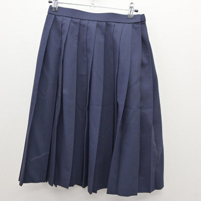 【中古】秋田県 湯沢南中学校 女子制服 4点（ベスト・シャツ・スカート・スカート）sf035019