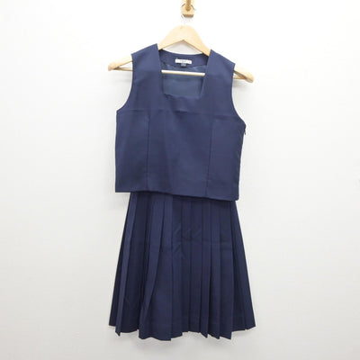 【中古】埼玉県 堀兼中学校 女子制服 3点（ブレザー・ベスト・スカート）sf035028