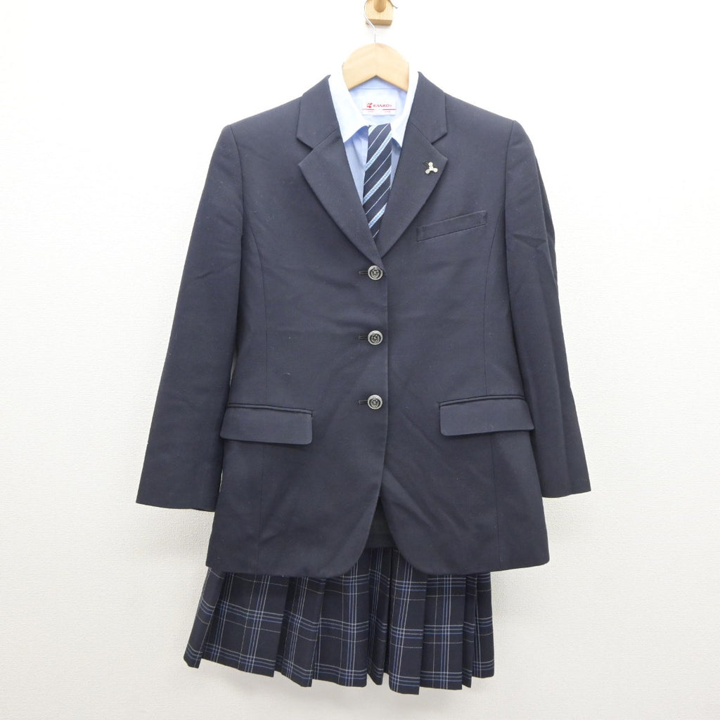 中古】千葉県 市立柏高等学校 女子制服 5点（ブレザー・ニット・シャツ・スカート）sf035039 | 中古制服通販パレイド