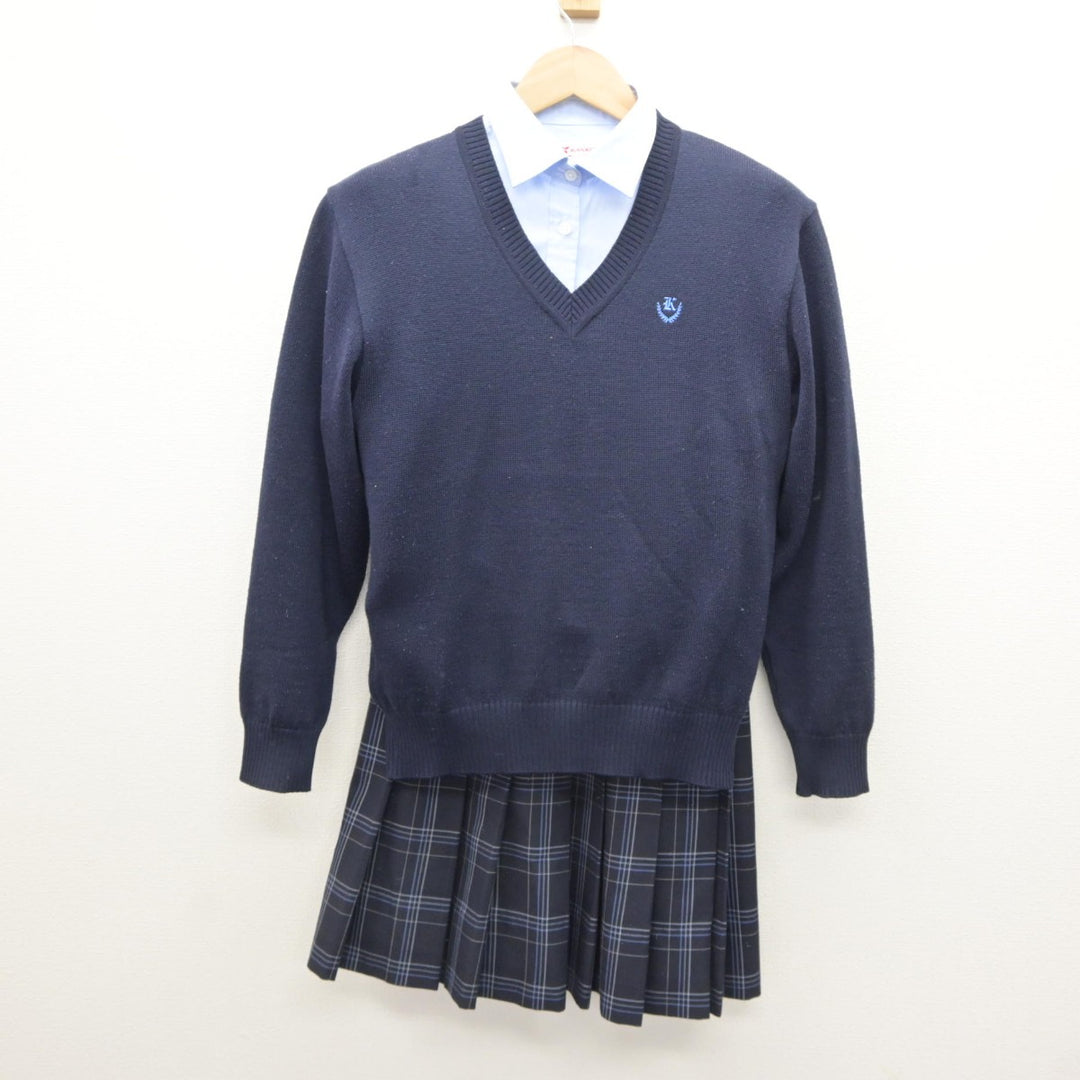 中古】千葉県 市立柏高等学校 女子制服 5点（ブレザー・ニット・シャツ・スカート）sf035039 | 中古制服通販パレイド