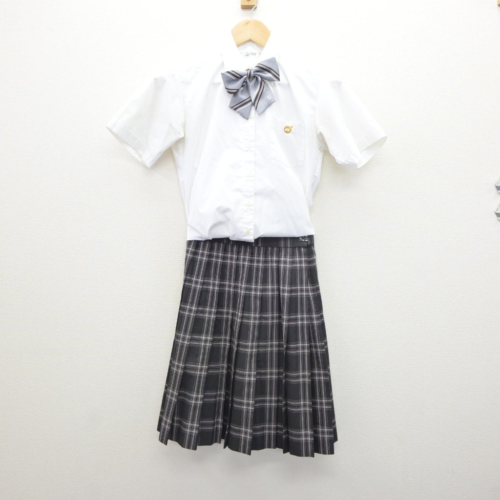 【中古】千葉県 二松學舎大学附属柏中学校高等学校 女子制服 4点 