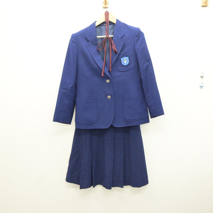 U17/T354(中古)栃木県 那珂川町立馬頭中学校 女子制服6点