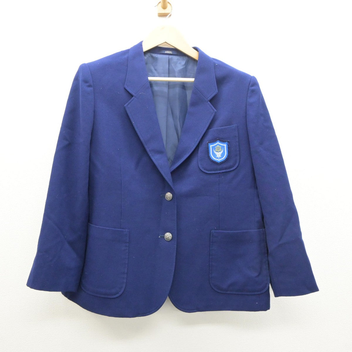 【中古】北海道 明苑中学校 女子制服 2点（ブレザー・ブレザー）sf035064