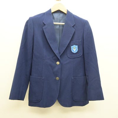 【中古】北海道 明苑中学校 女子制服 2点（ブレザー・ベスト）sf035065