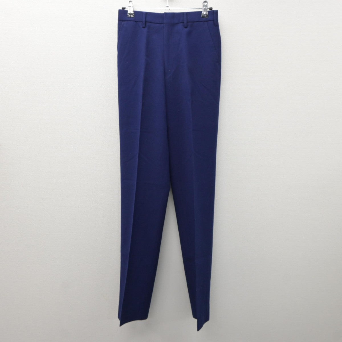 【中古】北海道 明苑中学校 男子制服 3点（ブレザー・ズボン）sf035068