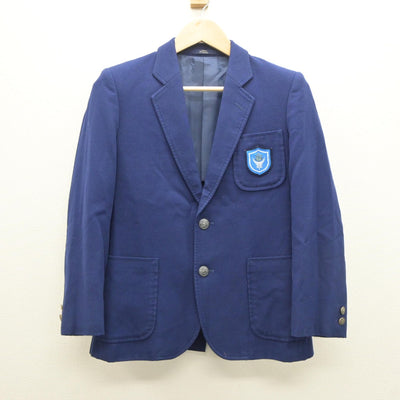 【中古】北海道 明苑中学校 男子制服 3点（ブレザー・ズボン）sf035070