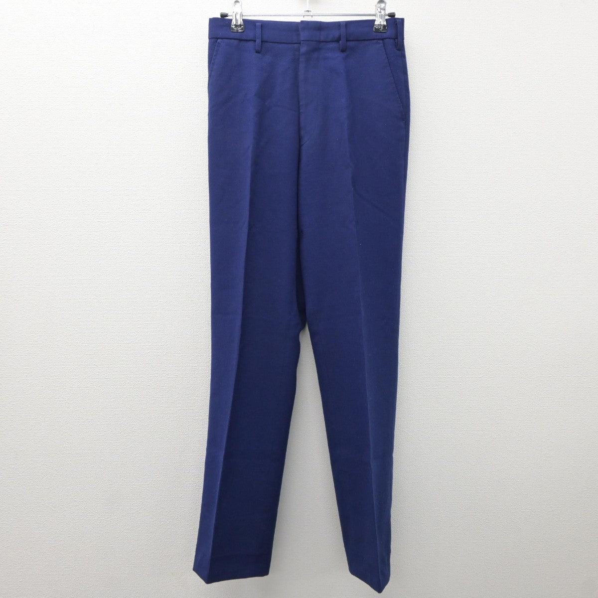 【中古】北海道 明苑中学校 男子制服 3点（ブレザー・ズボン）sf035071