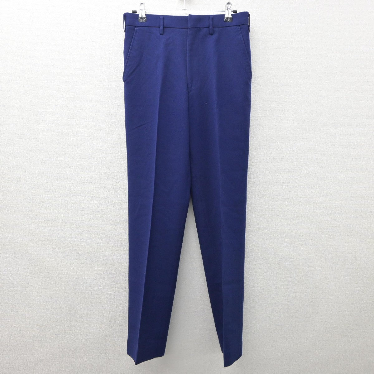 【中古】北海道 明苑中学校 男子制服 3点（ブレザー・ズボン）sf035073