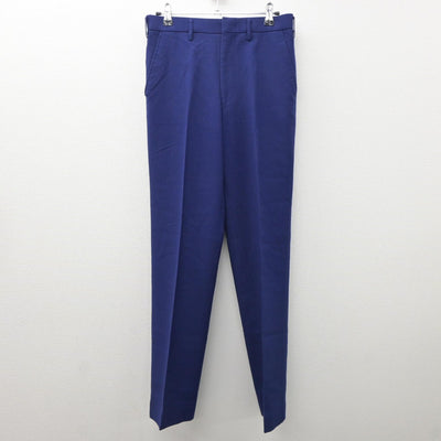 【中古】北海道 明苑中学校 男子制服 3点（ブレザー・ズボン）sf035073