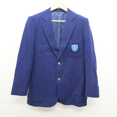 【中古】北海道 明苑中学校 男子制服 4点（ブレザー・ズボン）sf035077