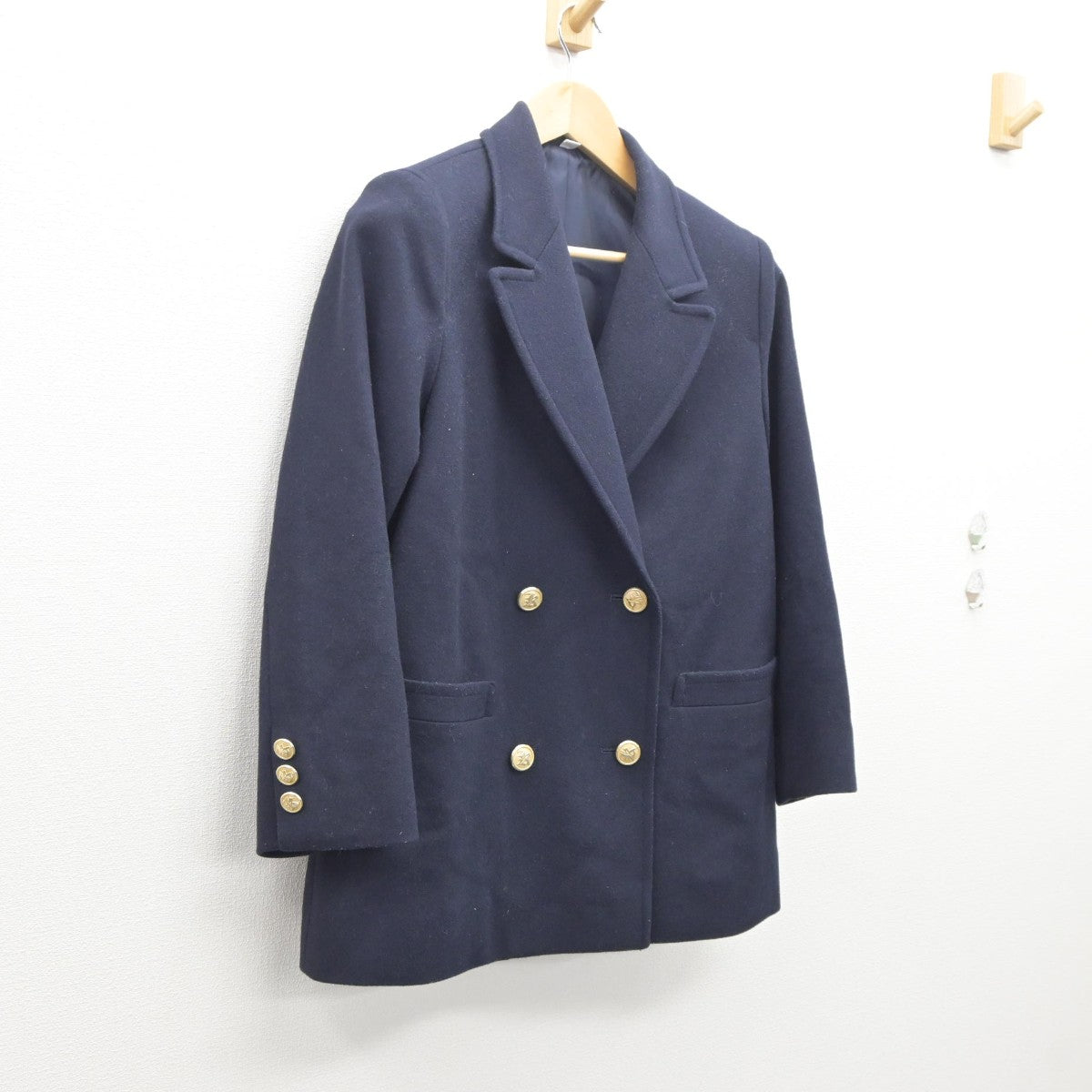 【中古】神奈川県 私立鎌倉女学院中学・高等学校 女子制服 1点（コート）sf035083