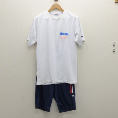 【中古】東京都 都立高島高等学校 男子制服 3点（ジャージ 上・体操服 上・体操服 下）sf035091