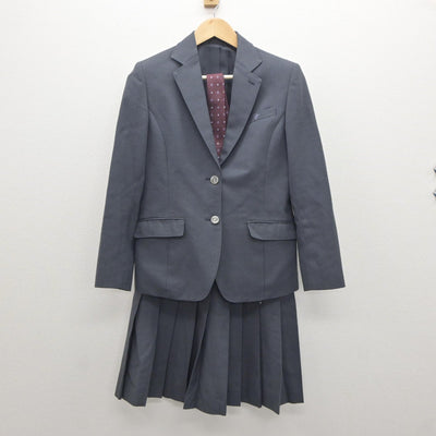 【中古】東京都 大江戸高等学校 女子制服 3点（ブレザー・スカート）sf035095