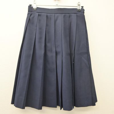 【中古】茨城県 土浦第二高等学校 女子制服 3点（ベスト・シャツ・スカート）sf035102