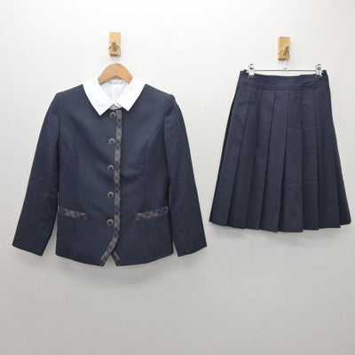 【中古】青森県 青森中央高等学校 女子制服 3点（ブレザー・シャツ・スカート）sf035109