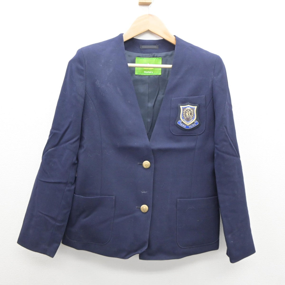 【中古】埼玉県 山村国際高等学校 女子制服 3点（ブレザー・スカート）sf035129