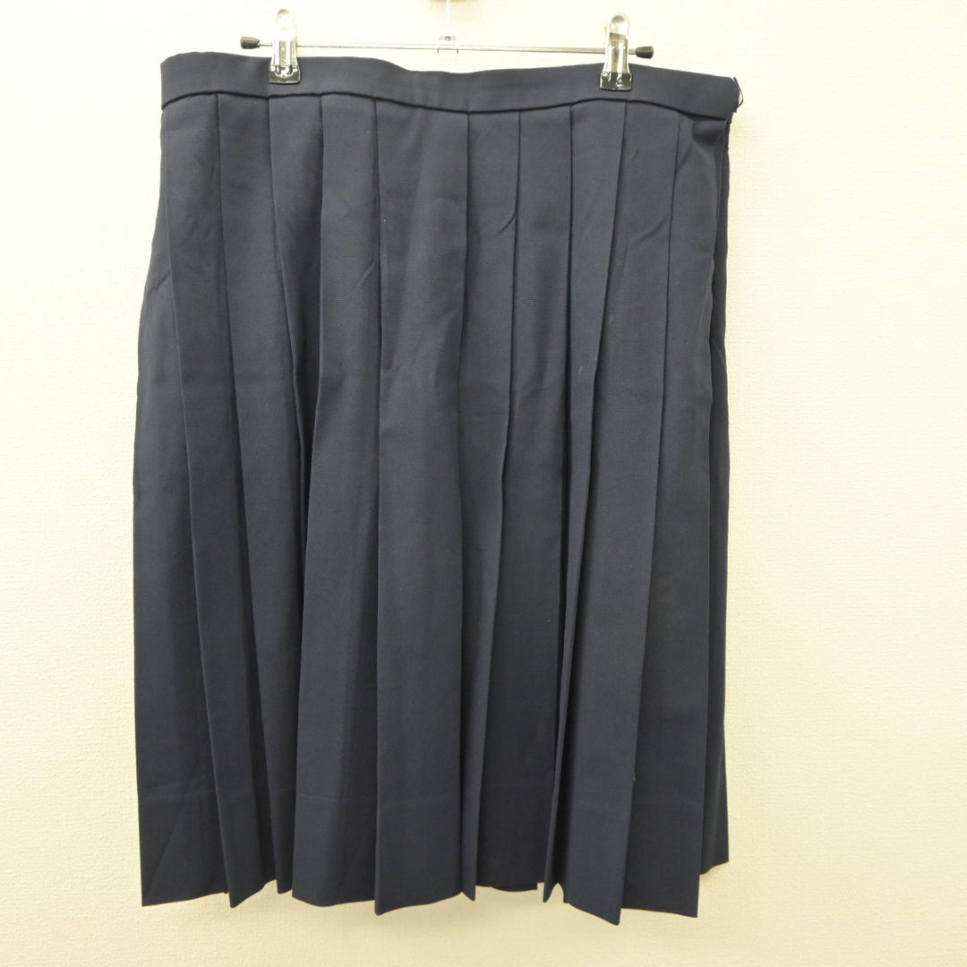 大阪高等学校　制服　女子　スカート 中古】大阪府 茨田高等学校 女子制服 4点 (ブレザー・シャツ