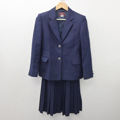 【中古】千葉県 船橋二和高等学校 女子制服 4点（ブレザー・スカート・スカート）sf035140