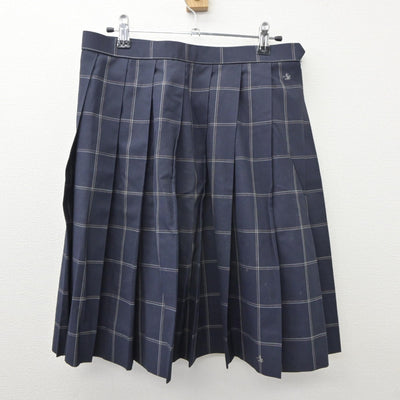 【中古】千葉県 流山南高等学校 女子制服 2点（ニットベスト・スカート）sf035142