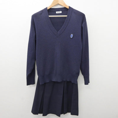 【中古】東京都 共立女子高等学校 女子制服 4点（ブレザー・ニット・スカート）sf035146