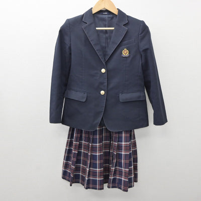 【中古】福岡県 福岡大学附属若葉高等学校 女子制服 3点（ブレザー・スカート）sf035157