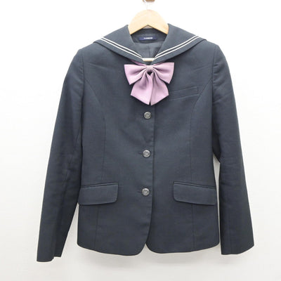 【中古】兵庫県 須磨東高等学校 女子制服 2点（セーラー服・スカート）sf035174