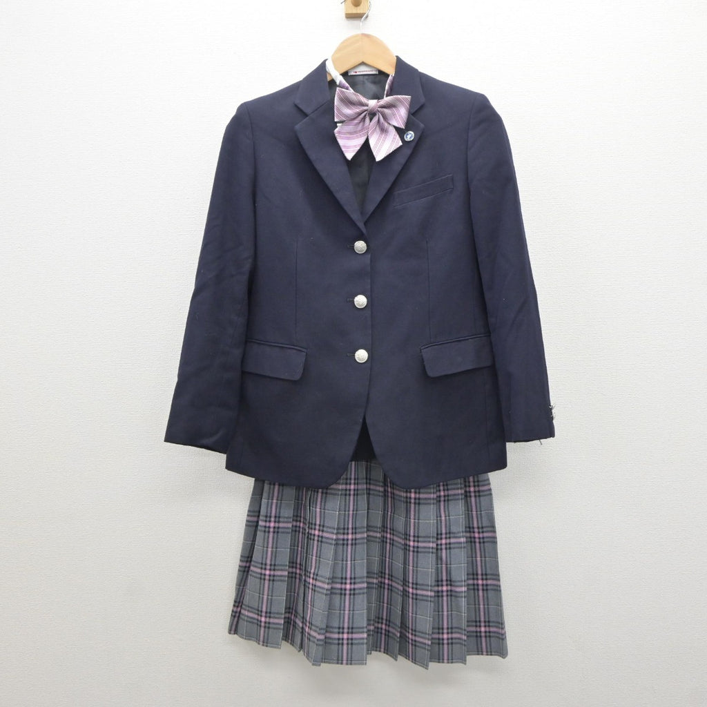 【中古】 クラーク記念国際高等学校 女子制服 4点（ブレザー・スカート）sf035186 | 中古制服通販パレイド