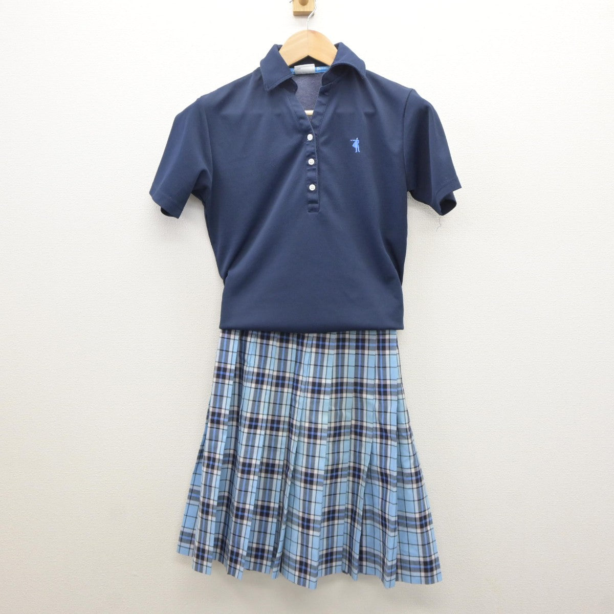 【中古】兵庫県 宝梅中学校 女子制服 4点（シャツ・スカート）sf035188