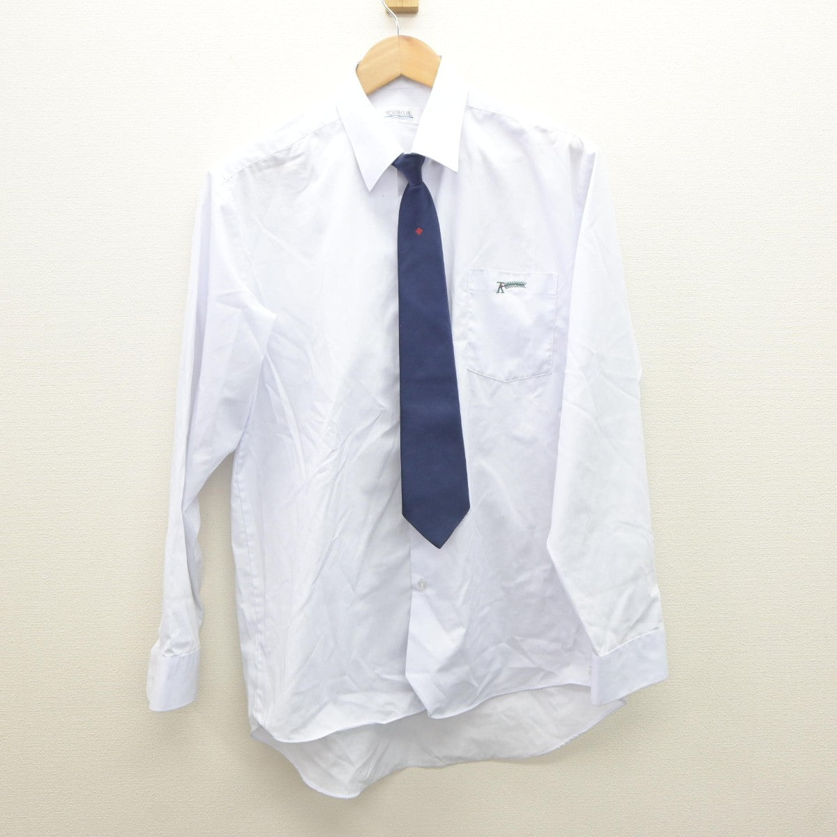 【中古】群馬県 高崎北高等学校 男子制服 4点（ブレザー・シャツ・ズボン）sf035191