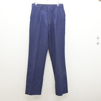 【中古】群馬県 高崎北高等学校 男子制服 4点（ブレザー・シャツ・ズボン）sf035191