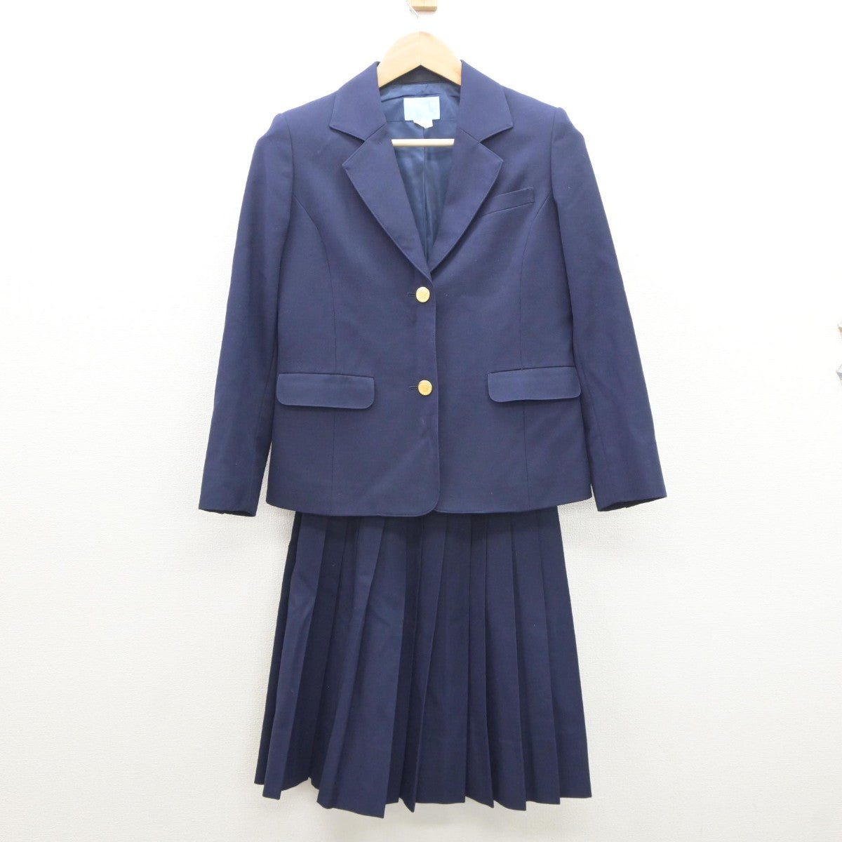 【中古】神奈川県 高浜中学校 女子制服 2点（ブレザー・スカート）sf035199