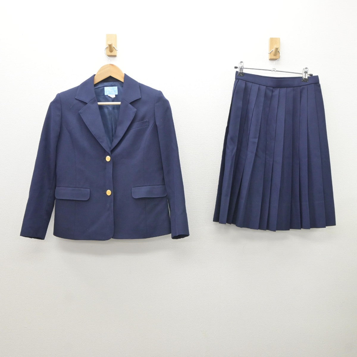 【中古】神奈川県 高浜中学校 女子制服 2点（ブレザー・スカート）sf035199