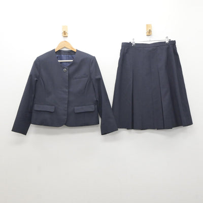 【中古】静岡県 吉原高等学校 女子制服 2点（ブレザー・スカート）sf035202