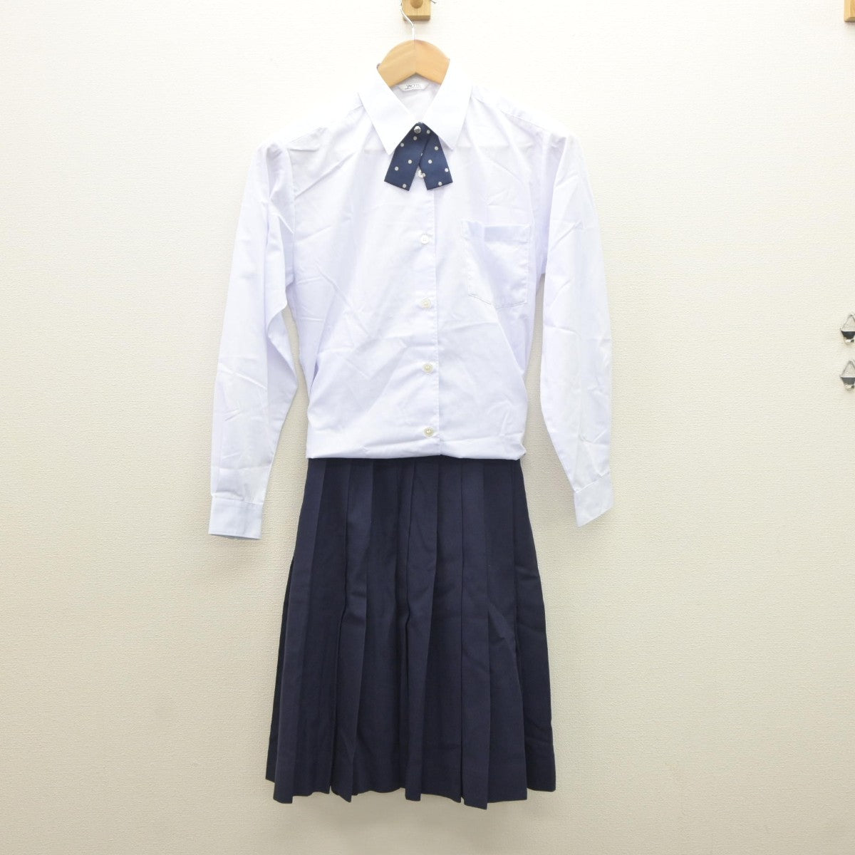 【中古】栃木県 宇都宮短期大学附属高等学校 女子制服 4点（ブレザー・シャツ・スカート）sf035205