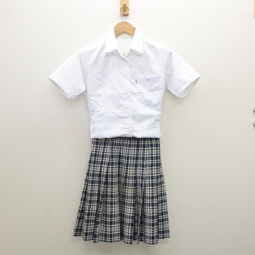 【中古】栃木県 宇都宮短期大学附属高等学校 女子制服 4点（ニットベスト・シャツ・スカート）sf035207 | 中古制服通販パレイド