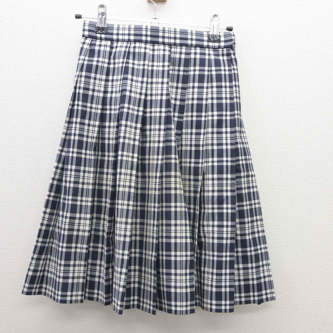 中古】栃木県 宇都宮短期大学附属高等学校 女子制服 4点（ニットベスト・シャツ・スカート）sf035207 | 中古制服通販パレイド