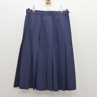 【中古】東京都 白鴎高等学校 女子制服 3点（ニットベスト・シャツ・スカート）sf035213