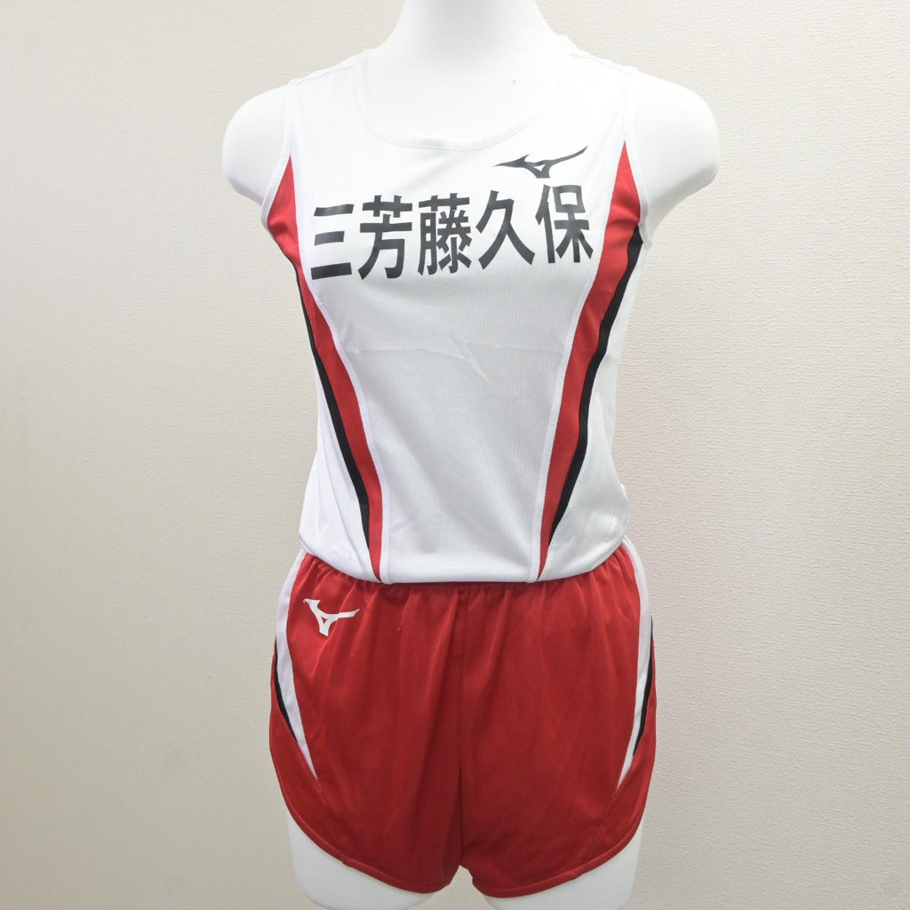 中古】埼玉県 藤久保中学校/陸上部ユニフォーム 女子制服 3点（部活