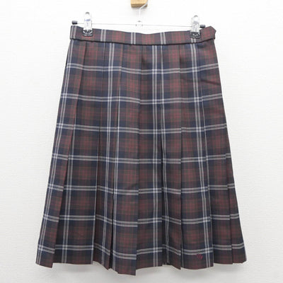 【中古】千葉県 中央学院高等学校 女子制服 3点（ニット・スカート）sf035248