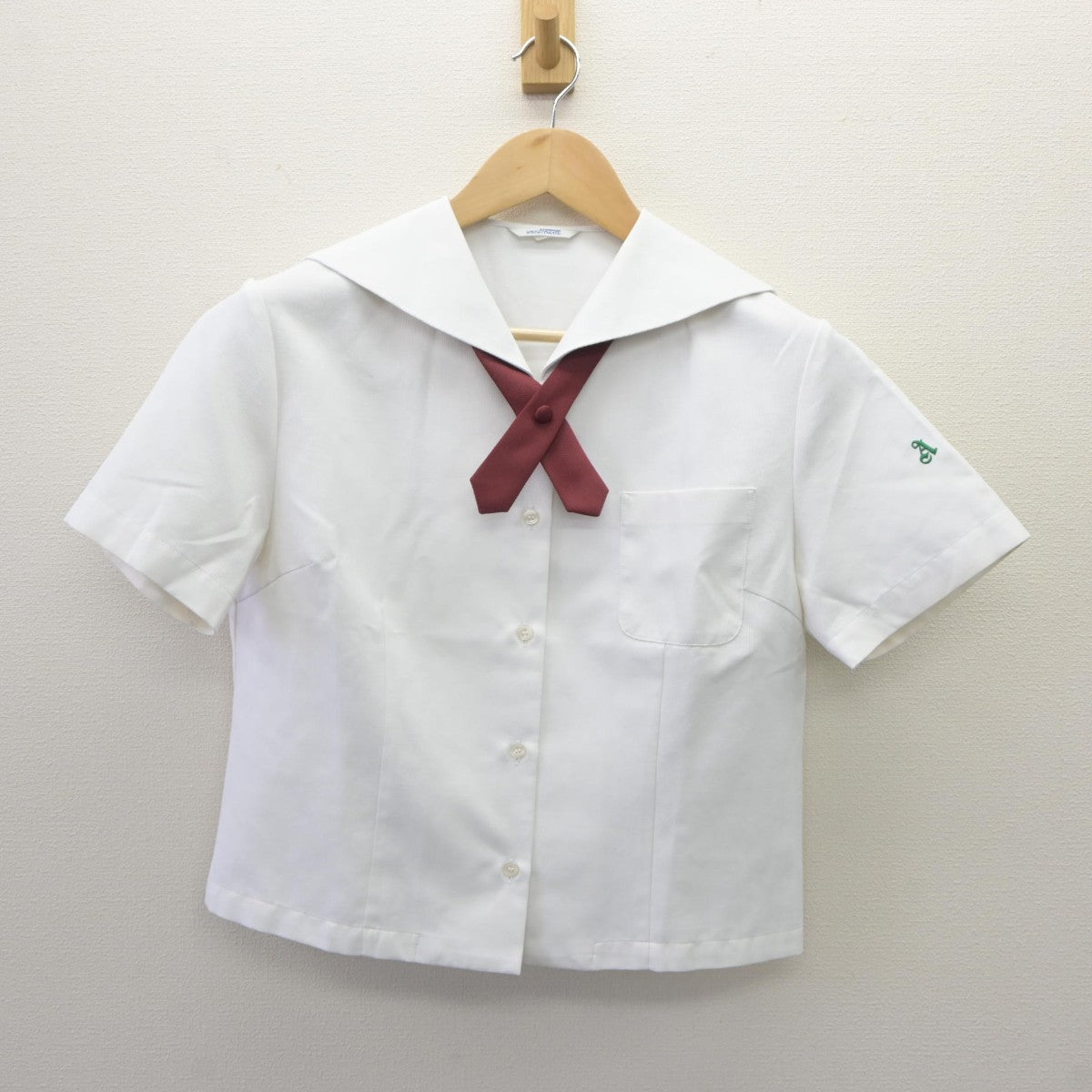 【中古】秋田県 秋田商業高等学校 女子制服 3点（セーラー服・スカート）sf035257